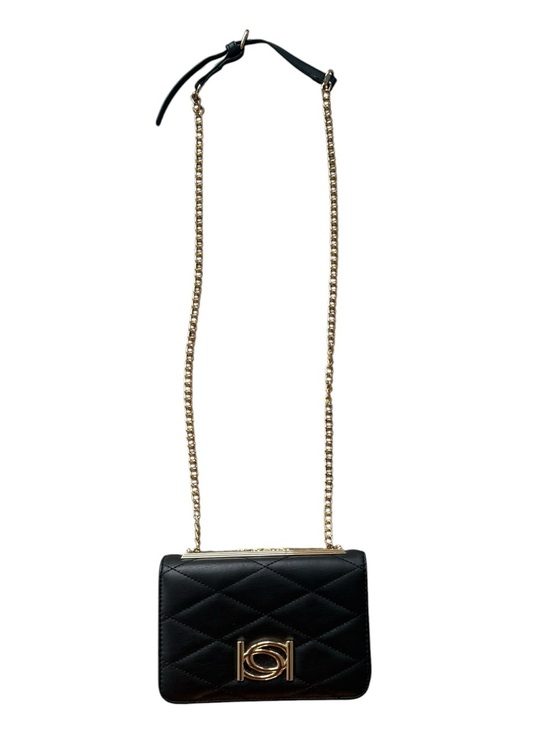 bebe Handbags - bebe Black Quilted Chain Crossbody Bag Gold Hardware